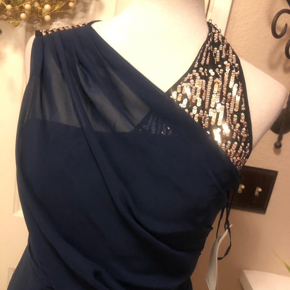 NWT 3.1 Philip Lim 4Target Navy Sequin Midi Dress - Picture 4 of 9